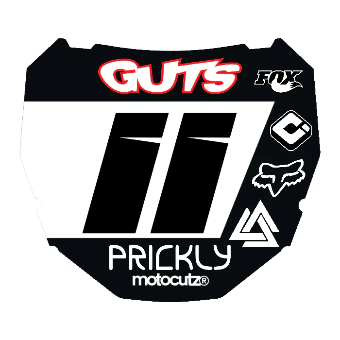 CUSTOM ODI NUMBER PLATE DECAL