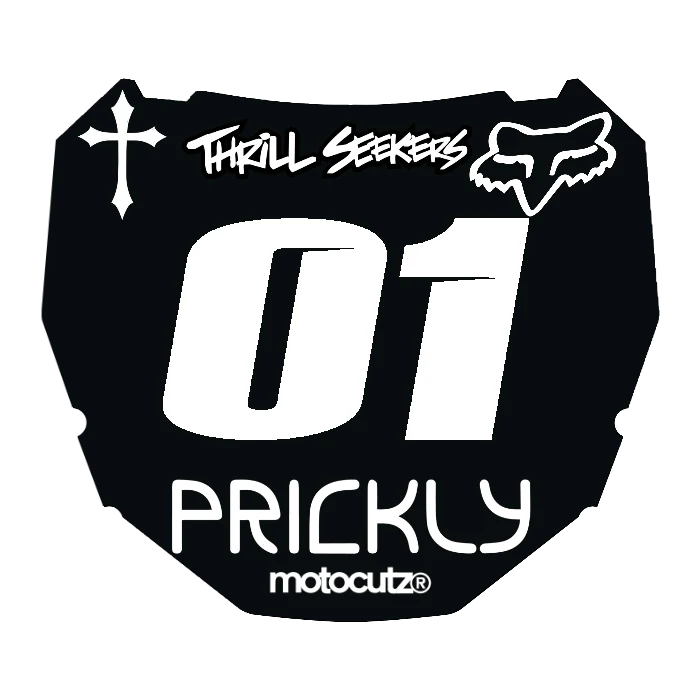 CUSTOM ODI NUMBER PLATE DECAL