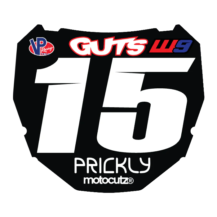 CUSTOM ODI NUMBER PLATE DECAL