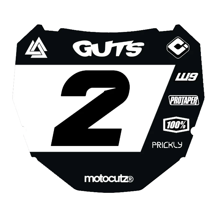 CUSTOM ODI NUMBER PLATE DECAL