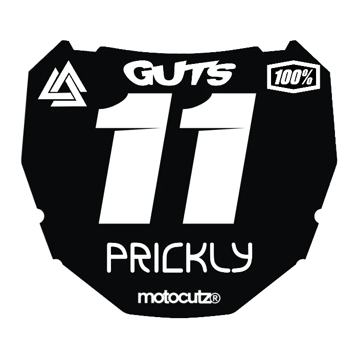 CUSTOM ODI NUMBER PLATE DECAL