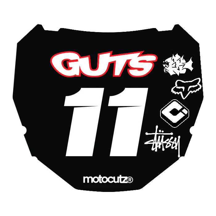 CUSTOM ODI NUMBER PLATE DECAL