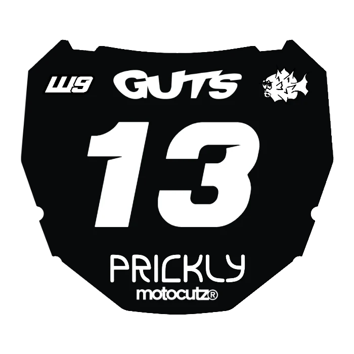 CUSTOM ODI NUMBER PLATE DECAL