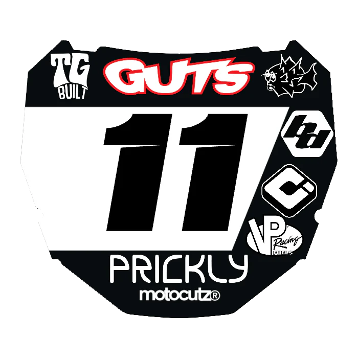 CUSTOM ODI NUMBER PLATE DECAL