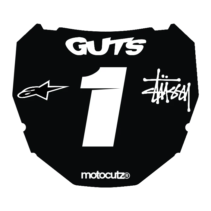 CUSTOM ODI NUMBER PLATE DECAL