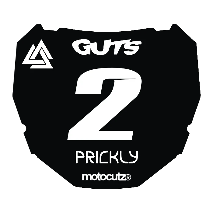 CUSTOM ODI NUMBER PLATE DECAL
