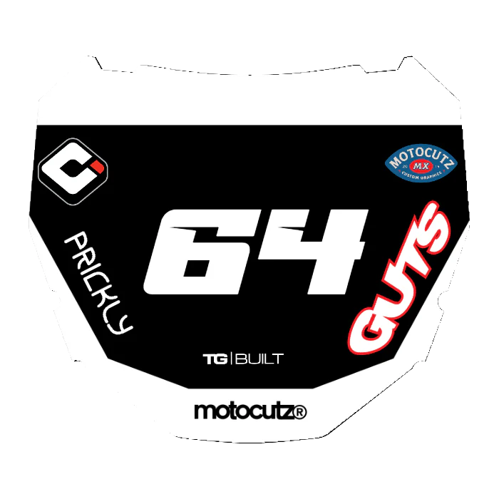 CUSTOM ODI NUMBER PLATE DECAL