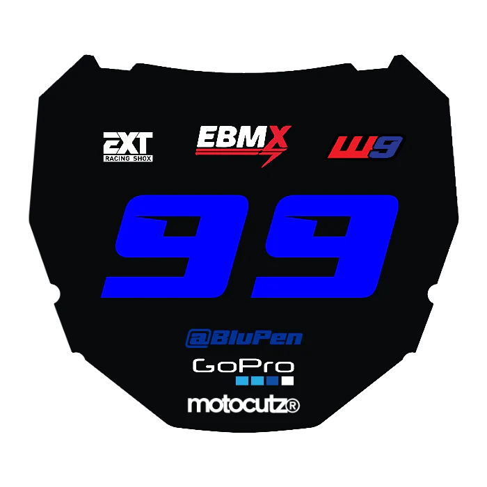 CUSTOM ODI NUMBER PLATE DECAL