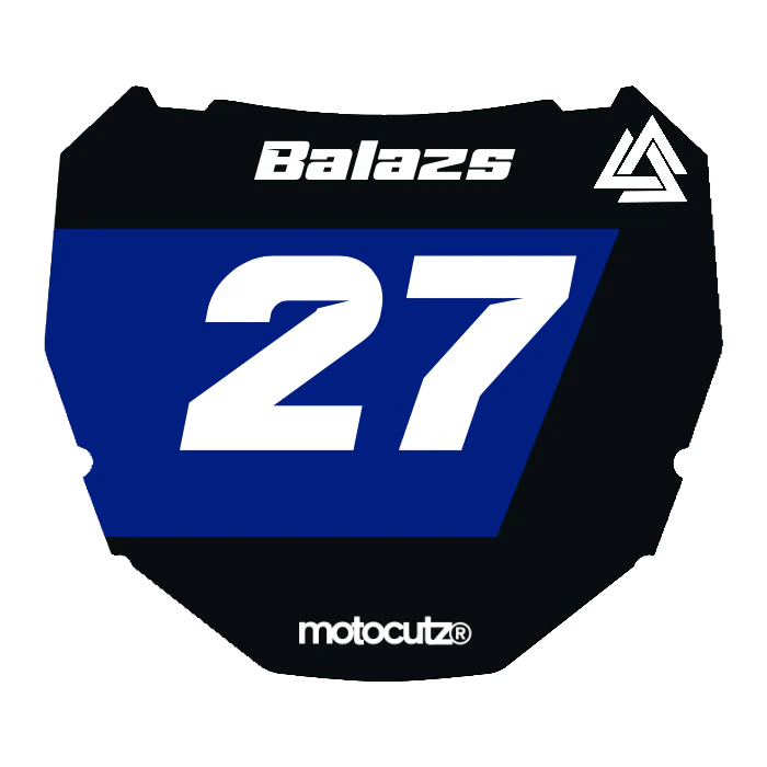 CUSTOM ODI NUMBER PLATE DECAL