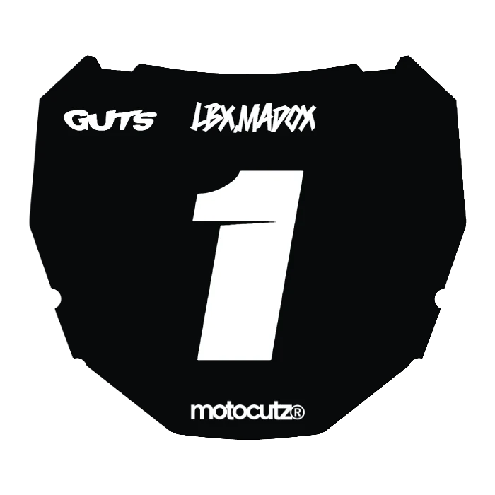 CUSTOM ODI NUMBER PLATE DECAL