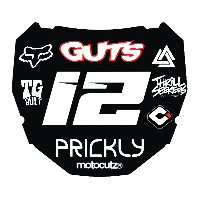 CUSTOM ODI NUMBER PLATE DECAL