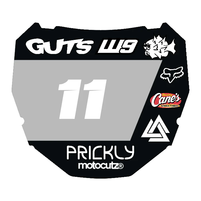 CUSTOM ODI NUMBER PLATE DECAL