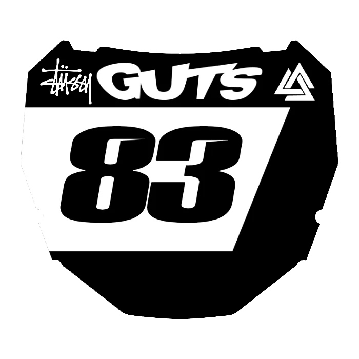 CUSTOM ODI NUMBER PLATE DECAL