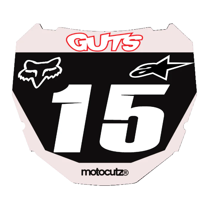 CUSTOM ODI NUMBER PLATE DECAL