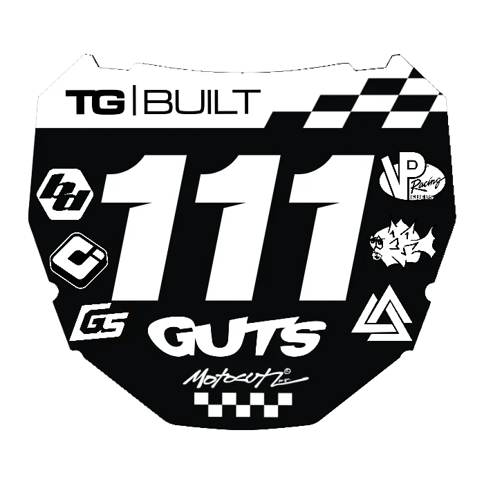 CUSTOM ODI NUMBER PLATE DECAL