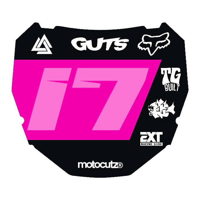 CUSTOM ODI NUMBER PLATE DECAL
