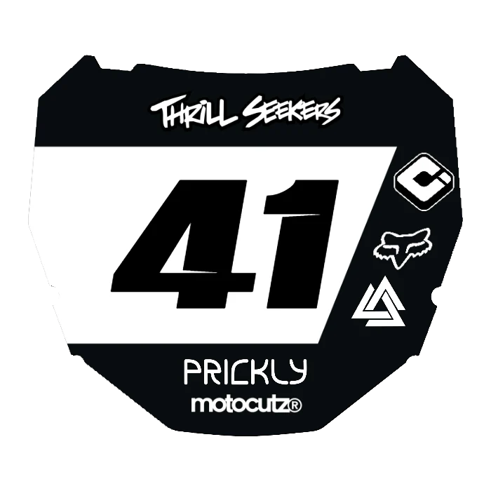 CUSTOM ODI NUMBER PLATE DECAL