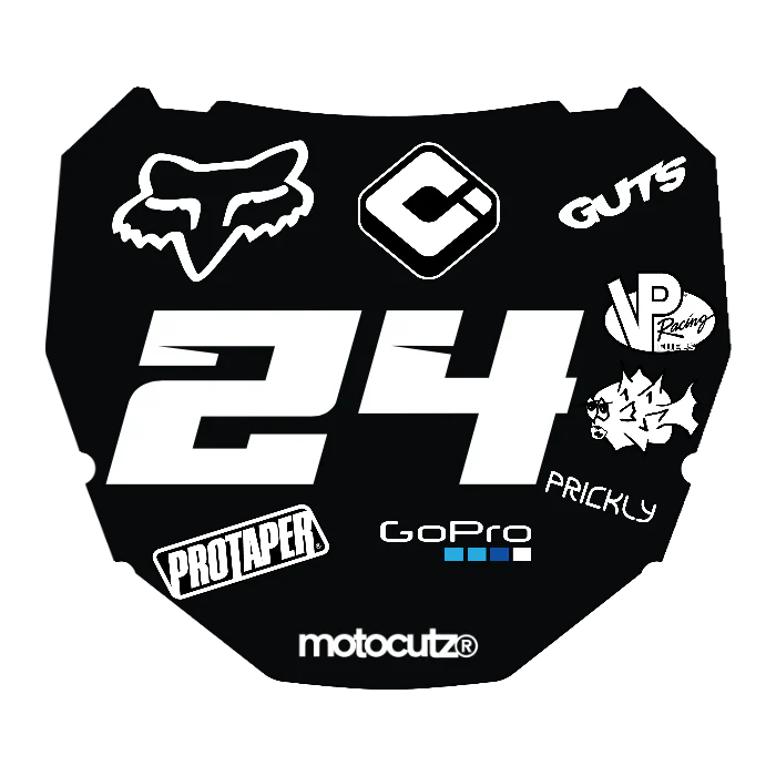 CUSTOM ODI NUMBER PLATE DECAL