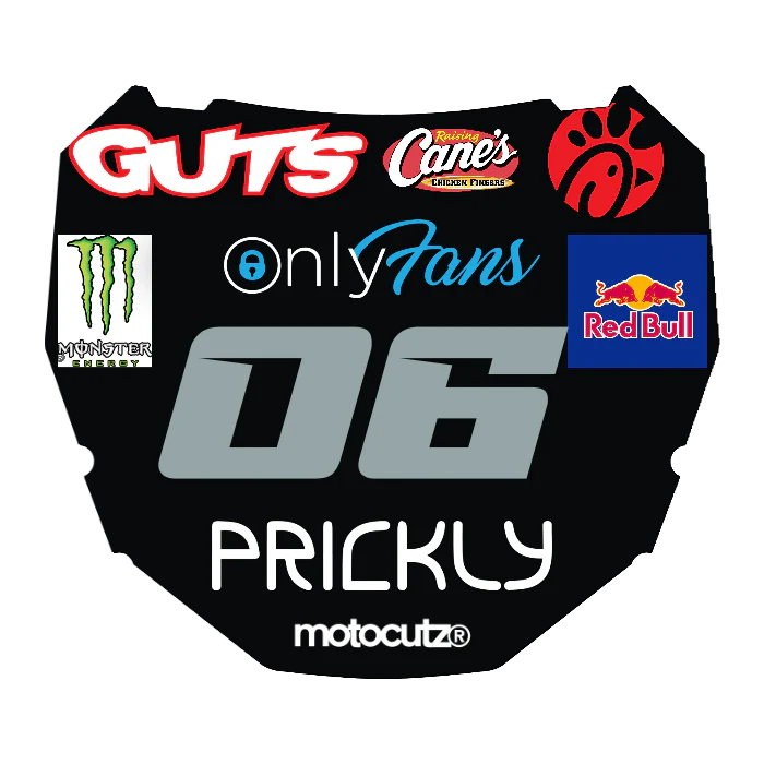 CUSTOM ODI NUMBER PLATE DECAL