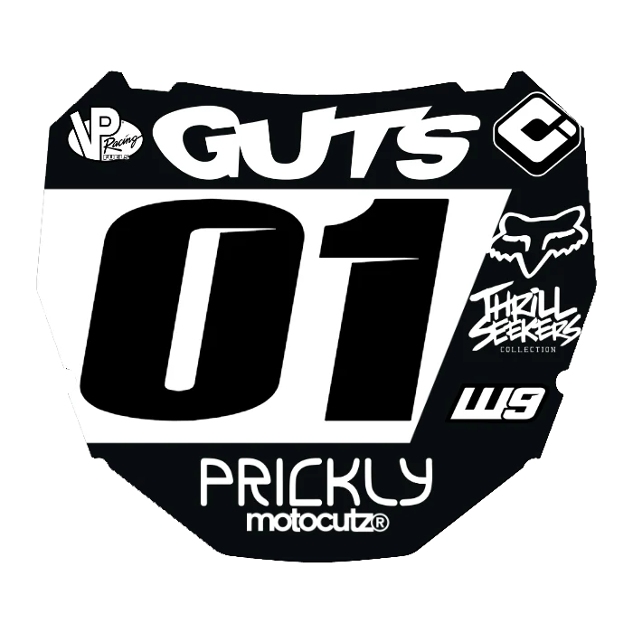CUSTOM ODI NUMBER PLATE DECAL