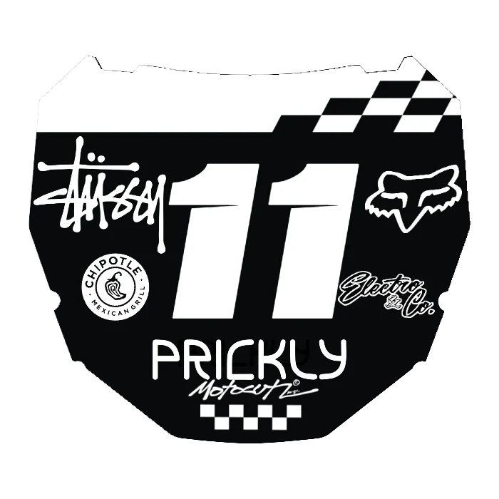 CUSTOM ODI NUMBER PLATE DECAL