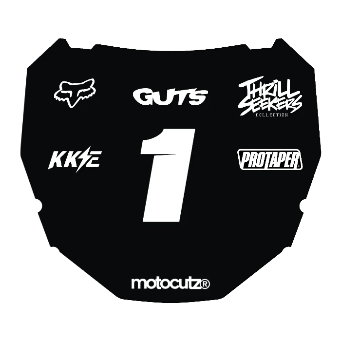 CUSTOM ODI NUMBER PLATE DECAL