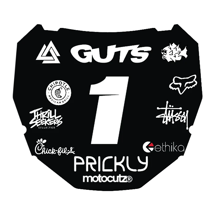 CUSTOM ODI NUMBER PLATE DECAL