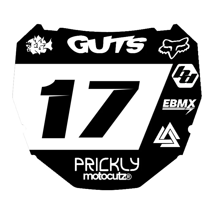 CUSTOM ODI NUMBER PLATE DECAL