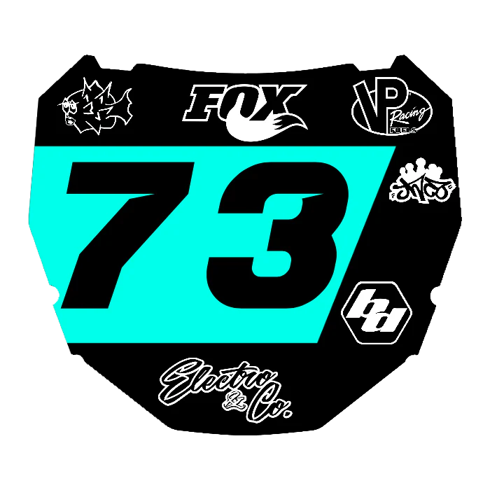 CUSTOM ODI NUMBER PLATE DECAL