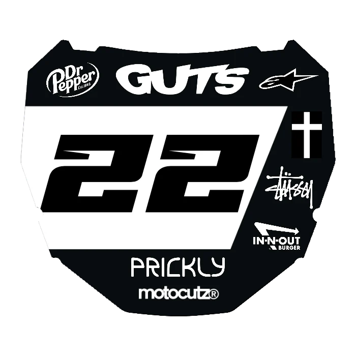CUSTOM ODI NUMBER PLATE DECAL