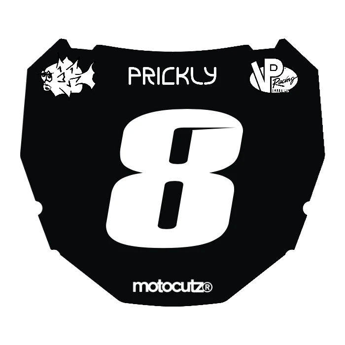 CUSTOM ODI NUMBER PLATE DECAL