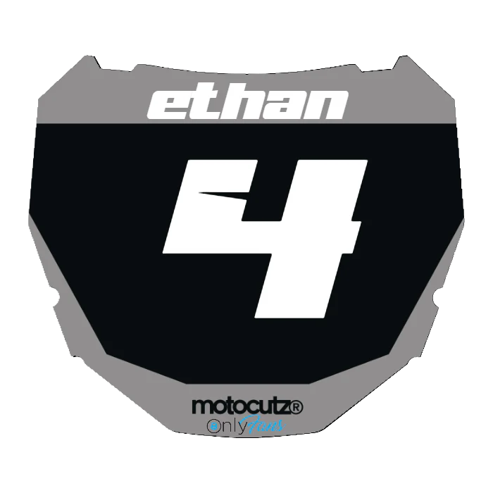 CUSTOM ODI NUMBER PLATE DECAL