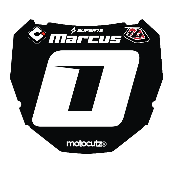 CUSTOM ODI NUMBER PLATE DECAL