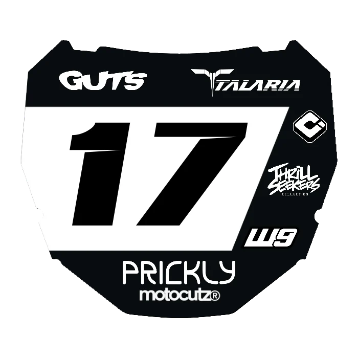 CUSTOM ODI NUMBER PLATE DECAL