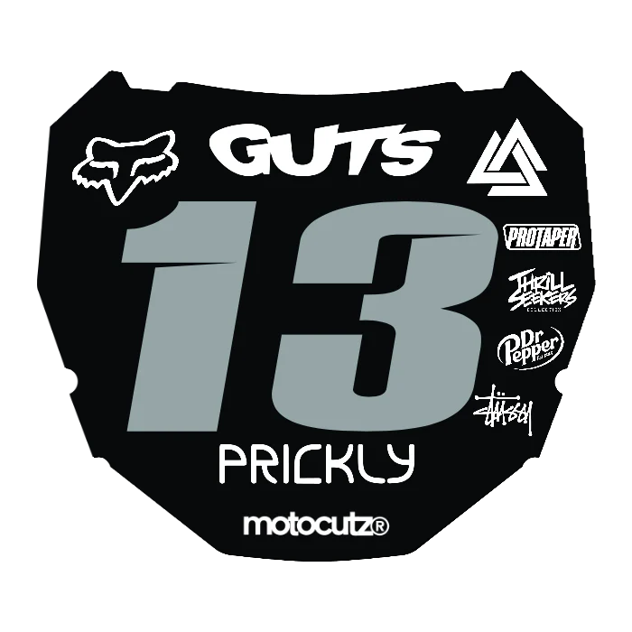 CUSTOM ODI NUMBER PLATE DECAL