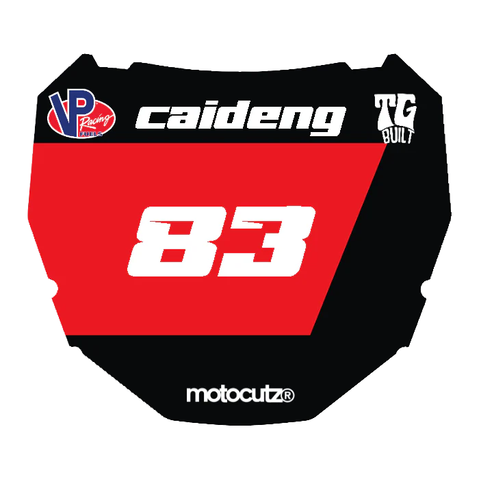 CUSTOM ODI NUMBER PLATE DECAL