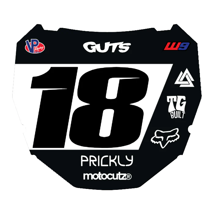 CUSTOM ODI NUMBER PLATE DECAL