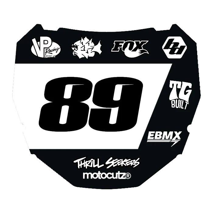 CUSTOM ODI NUMBER PLATE DECAL