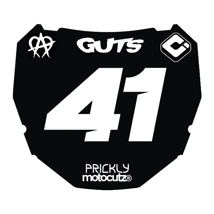 CUSTOM ODI NUMBER PLATE DECAL