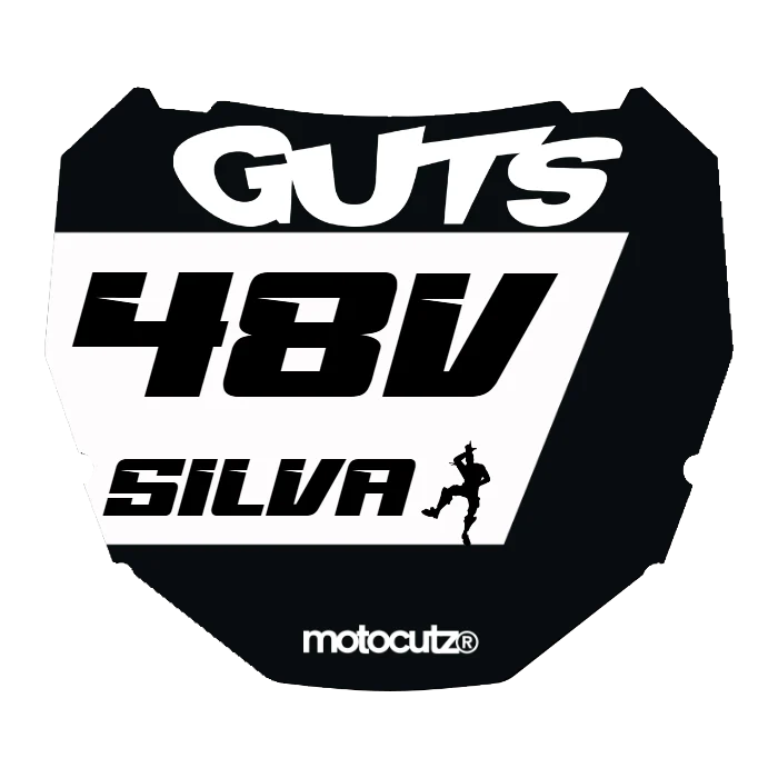 CUSTOM ODI NUMBER PLATE DECAL