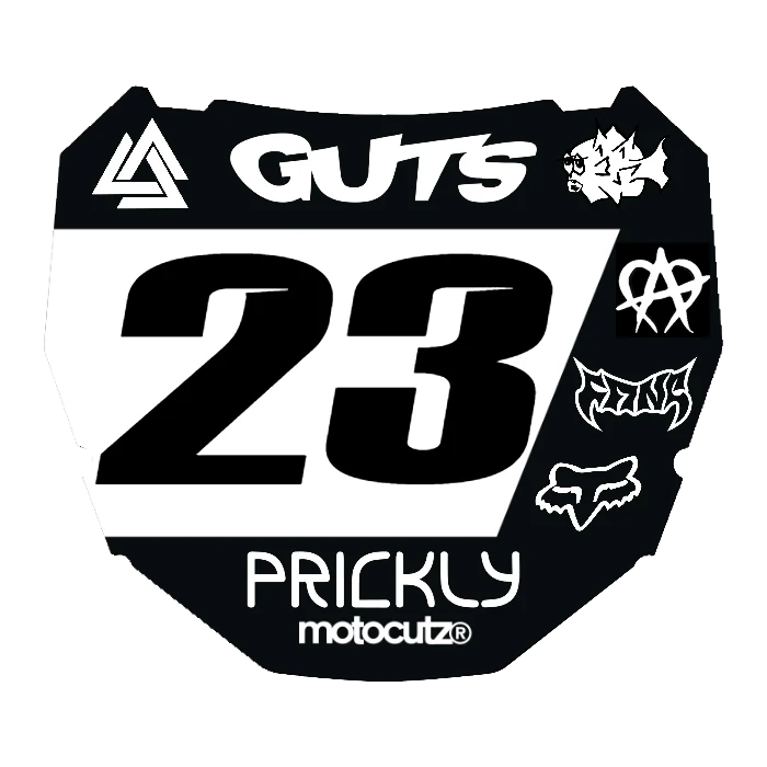 CUSTOM ODI NUMBER PLATE DECAL