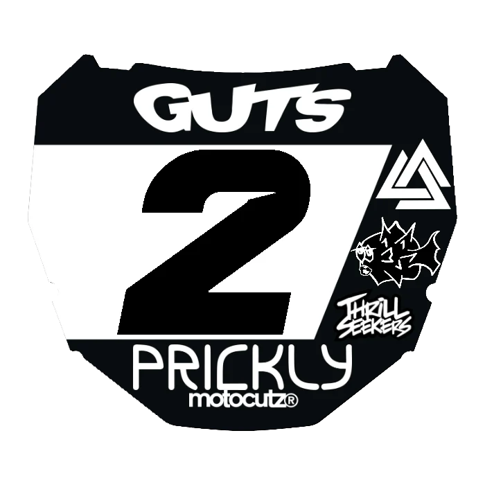 CUSTOM ODI NUMBER PLATE DECAL