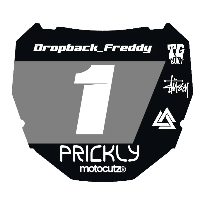 CUSTOM ODI NUMBER PLATE DECAL