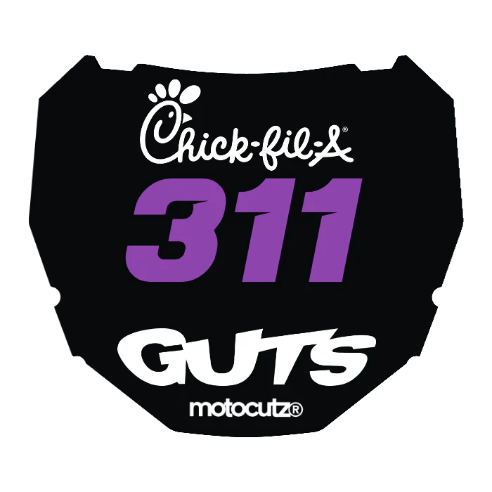 CUSTOM ODI NUMBER PLATE DECAL