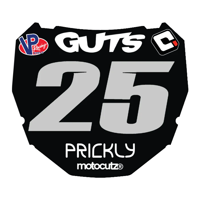CUSTOM ODI NUMBER PLATE DECAL