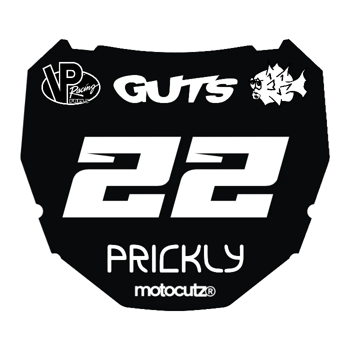 CUSTOM ODI NUMBER PLATE DECAL