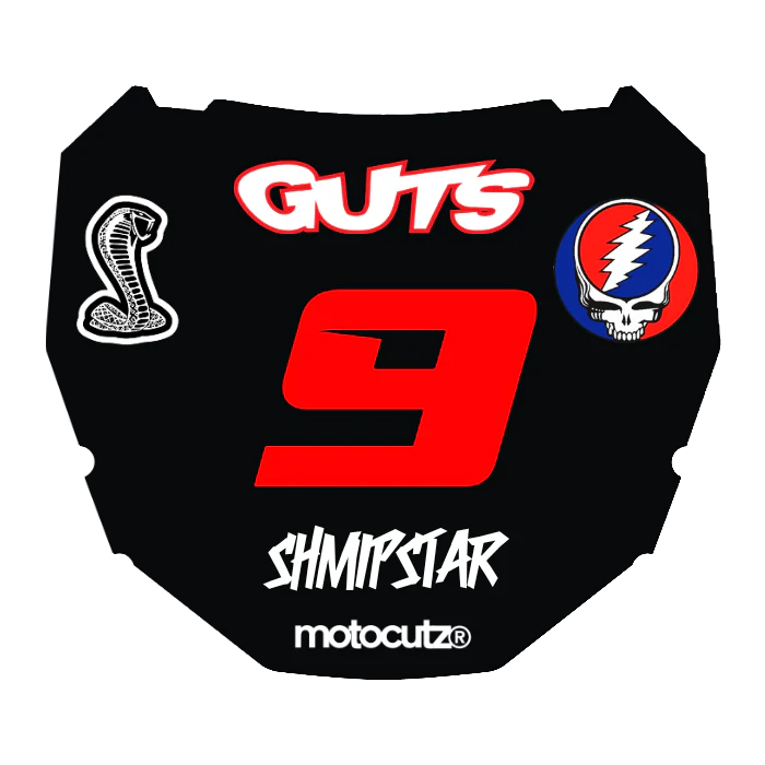 CUSTOM ODI NUMBER PLATE DECAL