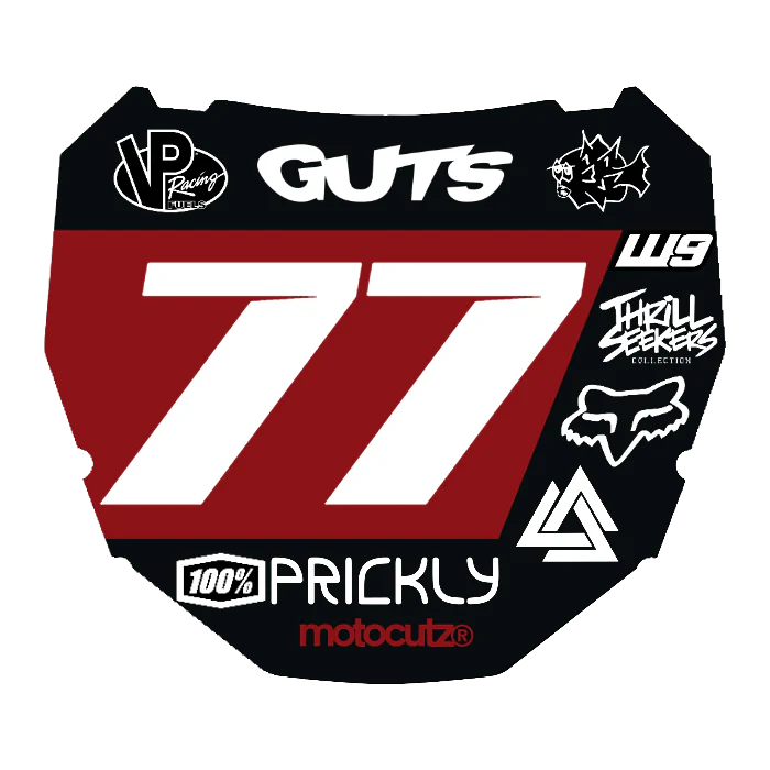 CUSTOM ODI NUMBER PLATE DECAL
