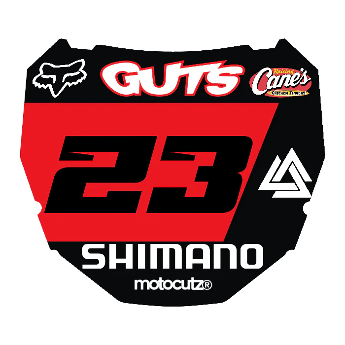 CUSTOM ODI NUMBER PLATE DECAL