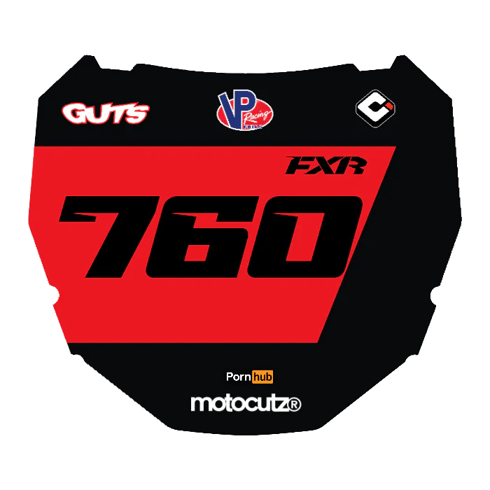CUSTOM ODI NUMBER PLATE DECAL
